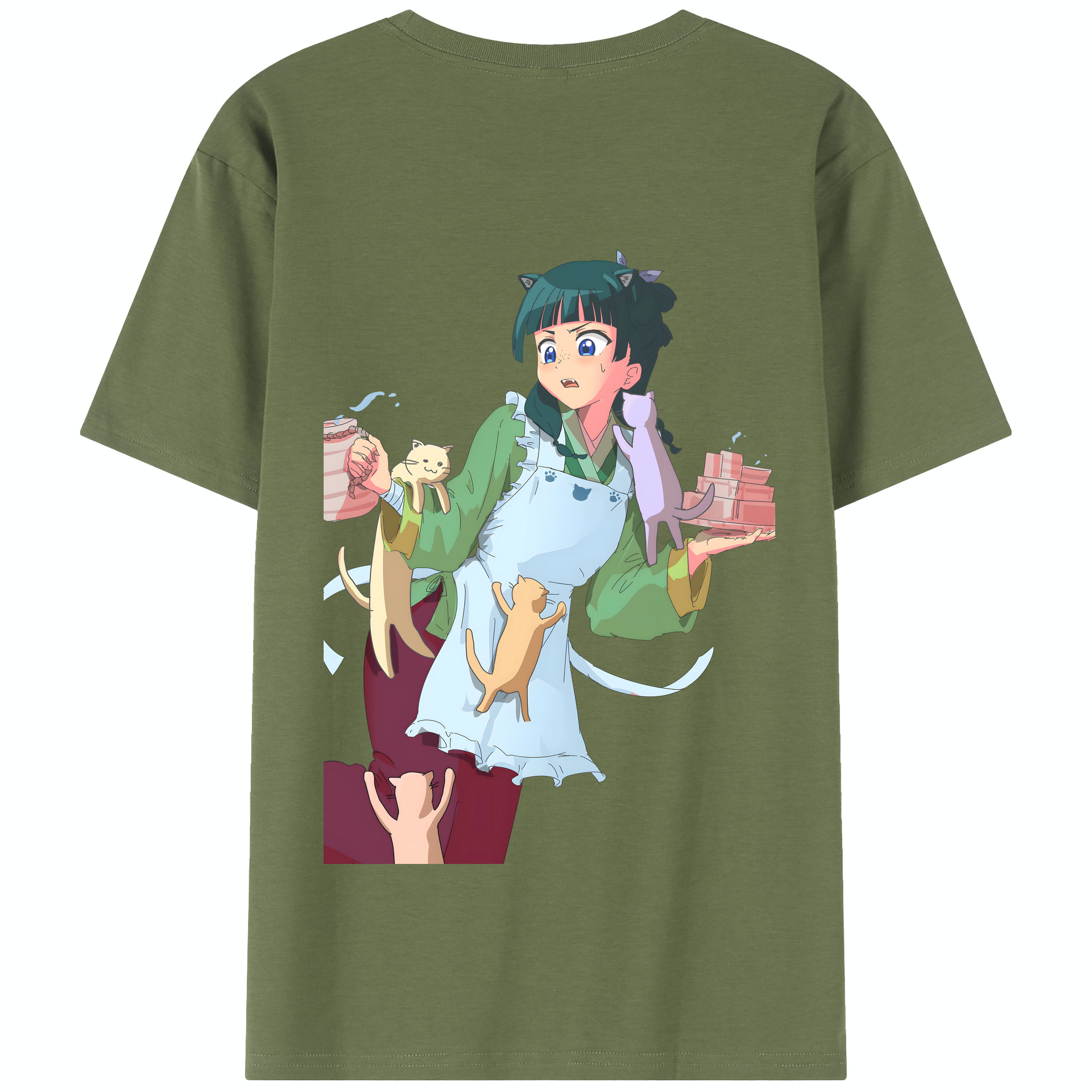 （画像用） 薬屋のひとりごと The Apothecary Diaries 綿100％半袖Tシャツ（背面プリント）